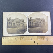 Public Execution Prison Stereoview 1800s Flat Mount Victorian Era picture