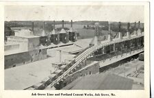 Lime & Portland Cement Works, Ash Grove, Mo. Missouri Postcard. Near Springfield picture