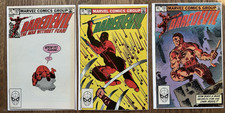 Daredevil 187, 189, 191 Marvel 1982 Frank Miller Lot of 3 High Grade NM picture