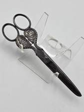 Rare 19th Century German Solingen Scissors WILHELM II & VICTORIA Cameos c. 1881 picture