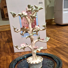 Lenox The Lenox Easter Tree Porcelain Figurine Boxed Medium 12in 1998 picture