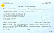 Oklahoma San Patrice 100% Guaranteed Authentic Artifact  Relic Greg Perino COA picture