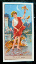 Bacchus - Turf Boguslavsky Cigarette Card Mythological Gods & Goddesses 1924 picture