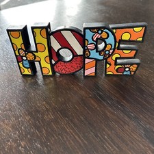 ROMERO BRITTO HOPE Art Deco Giftcraft 2011 Flowers  Figurine Sculpture picture