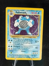 HP | Poliwrath | Base Set Unlimited | 13/102 | Holo | Rare Holo picture