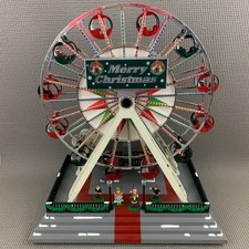 VTG 99 WINTER WONDER WHEEL Animated Musical Illuminated Christmas Ferris Wheel picture