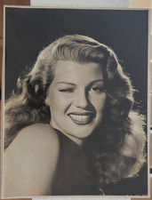 ART DECO DRAMATIC RITA HAYWORTH SMILING 1940s Hollywood ORIGINAL Photo 28 picture