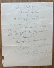 1904 letter FORT APACHE ARIZONA TERRITORY from post wheelwright enclosed payment picture