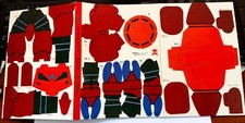 Vintage 1979 Bandai Gundam No 6 ZGok Unpunched Cardboard Model Sheet Showa picture