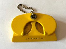 Vintage Promo Key Chain Coin Holder & Ice Scraper Kings Mtn. NC Key Ring picture