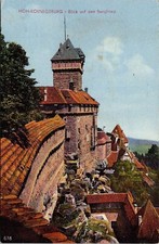 Hoh Koenigsburg Blick Auf Den Bergfried Antique Postcard PM WOB Note picture