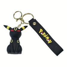 Pokemon Umbreon Keychain Purse Backpack Zipper Charm Brand New  picture