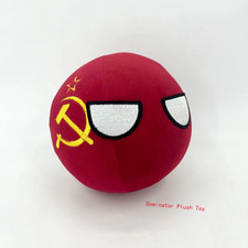 Polandball Soviet Union Countryball Study To Talk Can Sing Plush Doll toy 15cm picture