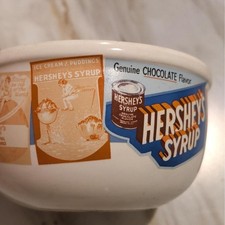 Hershey's Syrup Vintage Nostalgic Advertisement Bowl picture