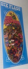Vintage 1973 Six Flags Over Mid-America St. Louis Amusemt Pk Brochure Guide picture