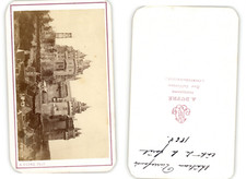 A. Dupré, Château Pierrefond, 1868 Vintage Albumen Print CDV.  picture