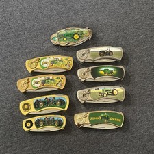 John Deere Collectable knives lot of 9 picture