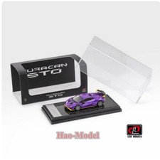 LCD 1/64 Lamborghini Huracan STO Car Model Alloy Diecast Display Gifts Ornaments picture