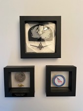 Vtg American Airlines Captain Pilot Wings Bullion Cap Badge 1959 Medal CLT Coin picture