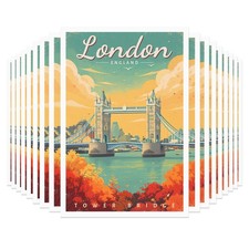 xtvinvm Vintage Travel Postcard, England London Tower Bridge picture