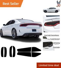 High-Quality Tail Lights Tint Kit - Fits Dodge 2015-2022 - Dark Smoke - Full Set picture