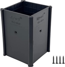 Myard 1-Pack 4x4x6 Inches Post Protector with Screws, Inner Size 3.5