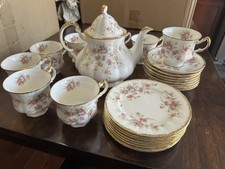 Vintage Paragon Victorian Tea Set 22kt Gold Bone China England  picture