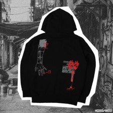 Dorohedoro Shin Hoodie Black XXL Size Unisex Q Hayashida Japan Limited Cosplay picture