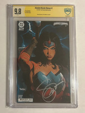 Absolute Wonder Woman #1  Panosian 1:25 Signed Snyder 9.8 picture