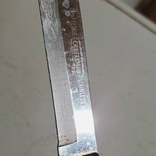 Craftsman Vintage 1986 Hunting Knife Full Tang Stainless Clip Point 4.1-5in picture