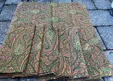 Sur La Table Green Paisley  Set of 8 Cloth Napkins  Cotton  Made in India picture