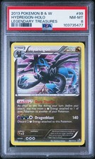 2013 Hydreigon Holo 99 PSA 8 Legendary Treasures Pokemon picture