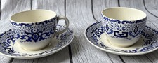 Royal Swan English Canton S9008  2 teacups and 2 saucers picture
