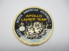 Authentic Rare North American Rockwell Apollo Launch Team KSC patch 1960's NASA picture