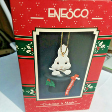 ENESCO Treasury of Christmas Ornament 1990 CHRISTMAS IS MAGIC Mark Cook  DV104 picture