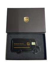 Vintage UPS United Parcel Service Pocket Mirror Truck Shaped Mirror w/ gift box picture