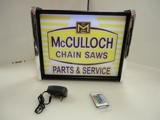 McCulloch Chain Saw Parts Service LED Display light sign box picture