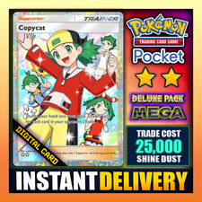 Pokemon TCG Pocket - Copycat - Full Art ⭐⭐ Deluxe Pack Mega - English - Fast ✅ picture