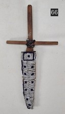 Native American Plaines Beaded Knife and Sheath picture