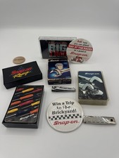 Lot Of Vintage Snap On Tools Advertising Racing Cards Buttons Bottle Opener picture