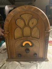 ART DECO 1931 ATWATER KENT MODEL 92 CATHEDRAL RADIO RECEIVER-NOT PLAYING picture