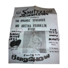 Vintage Smitty's Playroom Denver Flyer Mr Aretha Franklin Drag Revue Ephemera 70 picture