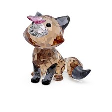 Swarovski Idyllia Fox and Butterfly Crystal Figurine Collectible Decor 5701250 picture