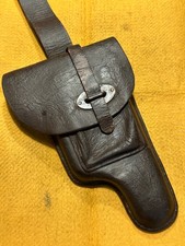ORIGINAL WW2 WWII Argentine M1927 Ballester Molina Colt Sistema Leather Holster picture