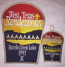 1997 West Texas Rendezvous Pocket and Jacket PAtch Mint MC4 picture