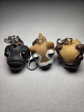 Vintage 2000s The Dog Artlist Collection Mini Figures Lot - Big Nose Puppy Heads picture