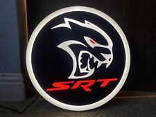 Hellcat SRT Dodge Charger Sports Car Motor  14” Light Up Sign picture