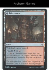 Goblin-town HOB 183 Land MTG Card The Hobbit picture