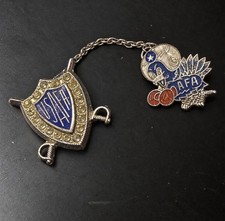 Vintage USAF Academy USAFA Pins Herff Jones Box Jeweled Crest Enamel Military picture