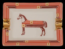 Vintage Hermes Cheval D´ Orient Porcelain ashtray picture